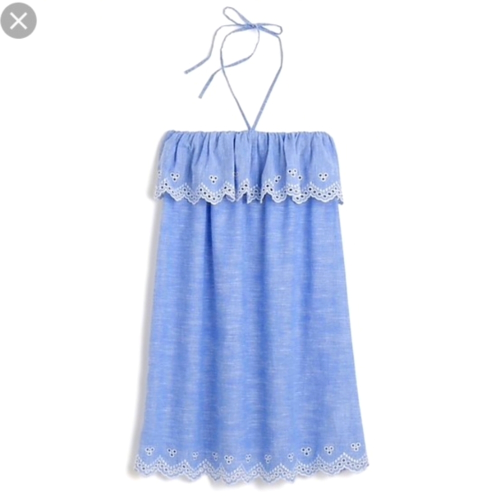 J. Crew Eyelet Beach Dress